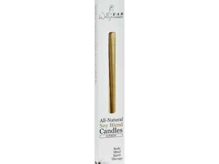 Wally s Natural Products Plain Paraffin Ear Candles - 2 Candles Supply