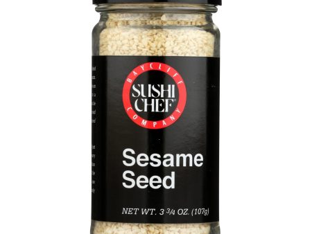 Sushi Chef White Sesame Seeds - Case Of 12 - 3.75 Oz. Online now