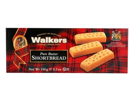 Walkers Shortbread - Pure Butter Fingers - Case Of 12 - 5.3 Oz. Discount