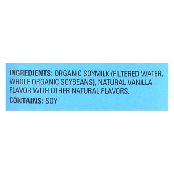 Westsoy Organic Vanilla - Unsweetened - Case Of 12 - 32 Fl Oz. Hot on Sale