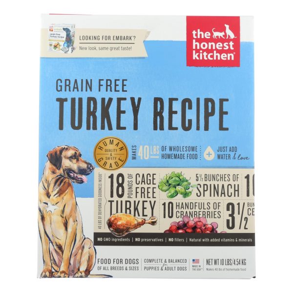 The Honest Kitchen Embark - Grain Free Turkey Dog Food - 10 Lb. For Cheap