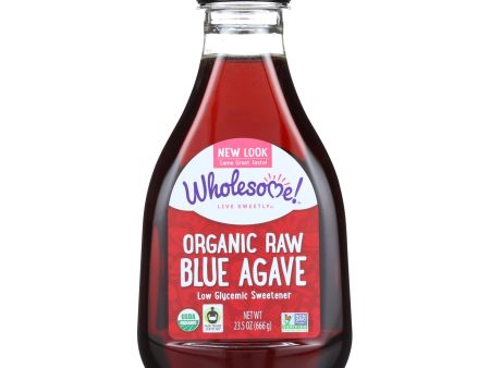 Wholesome Sweeteners Organic Raw Blue Agave - Case Of 6 - 23.5 Oz. Sale