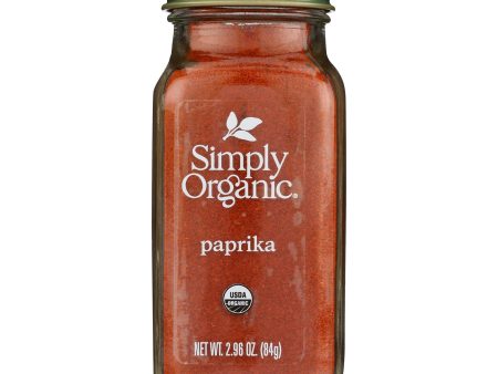 Simply Organic - Paprika Organic Ground - Case Of 6 - 2.96 Ounces Online Hot Sale