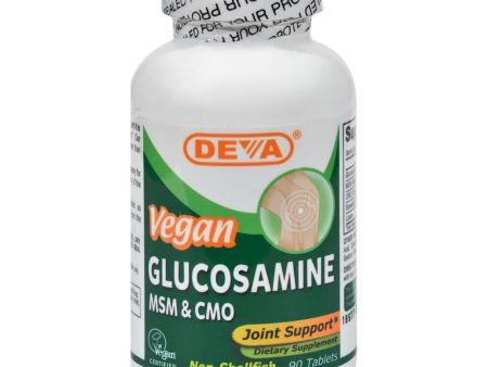 Deva Vegan Vitamins - Glucosamine Msm And Cmo - 90 Tablets For Cheap