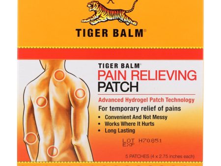 Tiger Balm Patch Display Center - Case Of 6 - 5 Packs Online