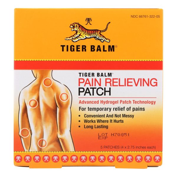 Tiger Balm Patch Display Center - Case Of 6 - 5 Packs Online