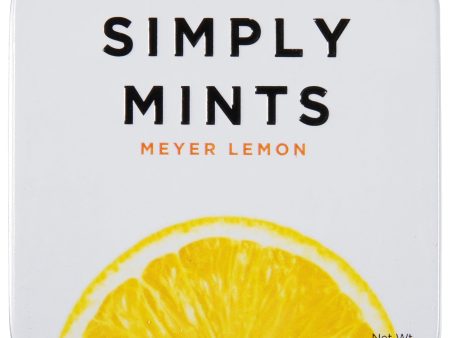 Simply Gum - Mints Meyer Lemon - Case Of 6 - 1.1 Ounces Online Hot Sale