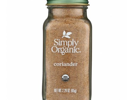 Simply Organic - Coriander Seed Organic Ground - Case Of 6 - 2.29 Ounces Online