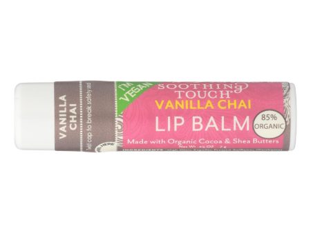 Soothing Touch Lip Balm - Vegan Vanilla Chai - Case Of 12 - .25 Oz Discount