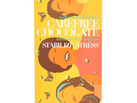 The Functional Chocolate Co - Chocolate Bar Carefree - Case Of 12-1.75 Oz Online Hot Sale