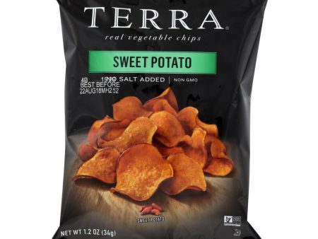 Terra Chips Sweet Potato Chips - Case Of 24 - 1.2 Oz Online now