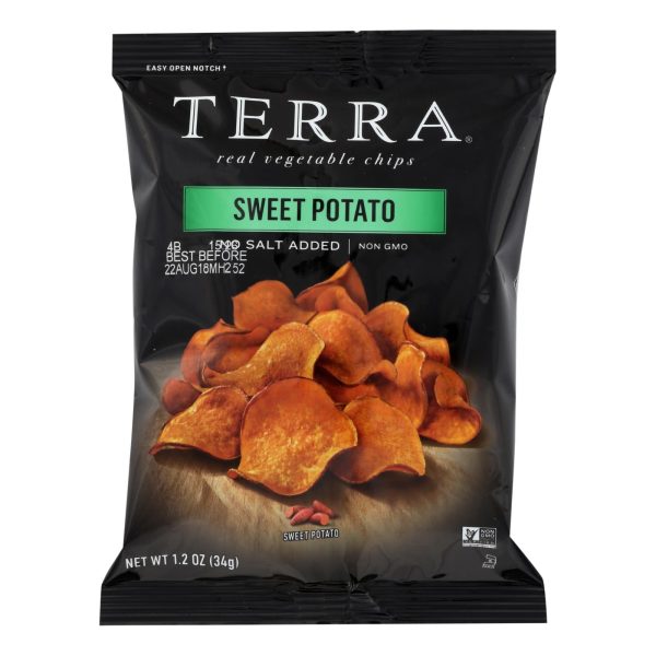 Terra Chips Sweet Potato Chips - Case Of 24 - 1.2 Oz Online now