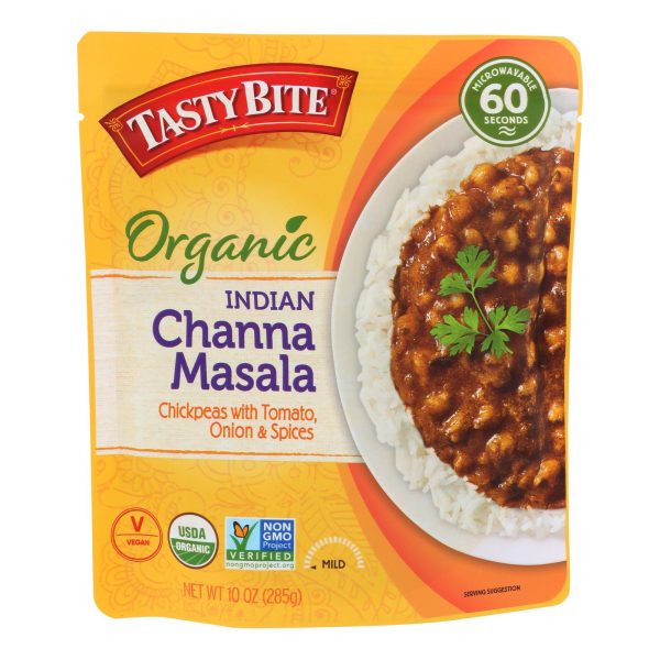 Tasty Bite Entree - Indian Cuisine - Channa Masala - 10 Oz - Case Of 6 Fashion