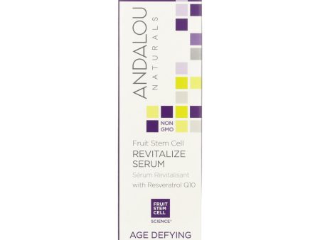 Andalou Naturals Age Defying Revitalize Serum Fruit Stem Cell - 1.1 Fl Oz Cheap