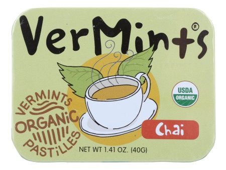 Vermints Pastilles - All Natural - Chai - 1.41 Oz - Case Of 6 For Discount