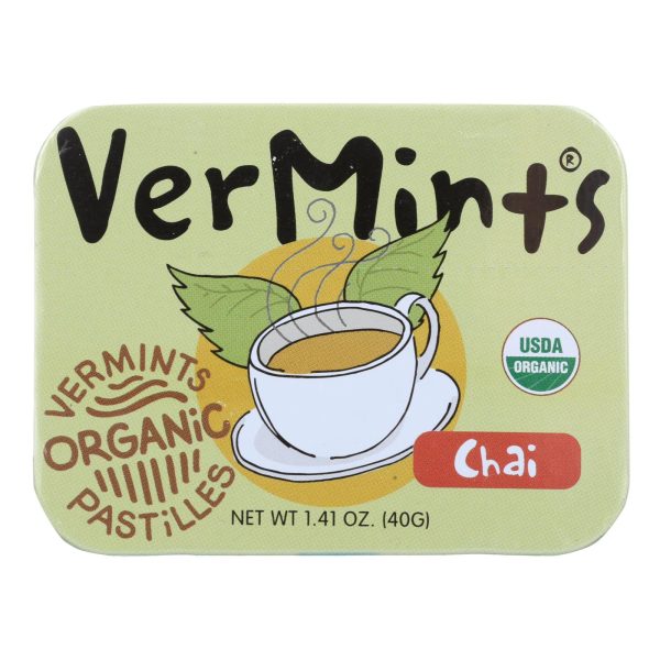 Vermints Pastilles - All Natural - Chai - 1.41 Oz - Case Of 6 For Discount