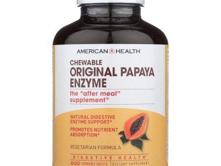 American Health - Original Papaya Enzyme Chewable - 600 Tablets Hot on Sale