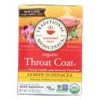 Traditional Medicinals Organic Lemon Echinacea Throat Coat Herbal Tea - 16 Tea Bags - Case Of 6 Online Sale