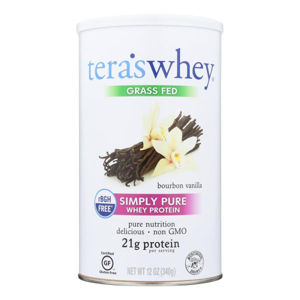 Teras Whey Protein Powder Whey - Bourbon Vanilla - 12 Oz Supply