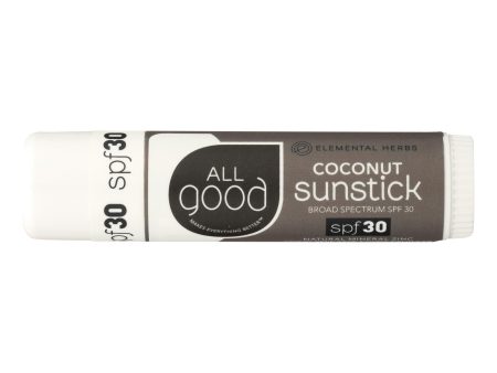 All Good - Sunstick Coconut Spf30 - Case Of 12-.6 Oz Sale