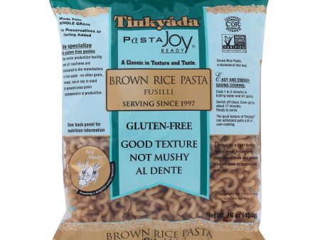 Tinkyada Brown Rice Pasta - Fusilli - Case Of 12 - 16 Oz Discount