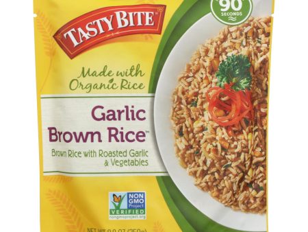 Tasty Bite Rice - Garlic Brown - 8.8 Oz - Case Of 6 Online Sale