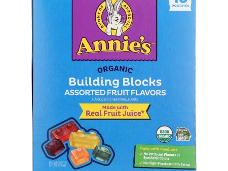 Annie s Homegrown - Fruit Snack Organic 2 Building Blocks - Case Of 8-7 Ounces Supply