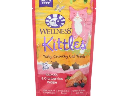 Wellness Pet Products - Cat Treat Kittles Slm&crn - Case Of 14 - 2 Oz Online