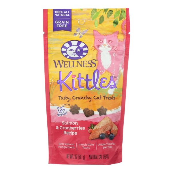 Wellness Pet Products - Cat Treat Kittles Slm&crn - Case Of 14 - 2 Oz Online