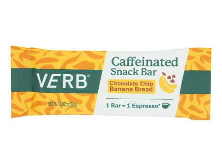 Verb Energy - Energy Bar Cchip Ban Brd - Case Of 16-.92 Oz Sale