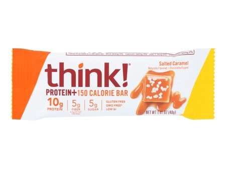 Think Products Thinkthin Bar - Lean Protein Fiber - Caramel - 1.41 Oz - 1 Case Online