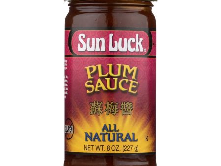 Sun Luck Plum Sauce - Case Of 12 - 8 Oz on Sale