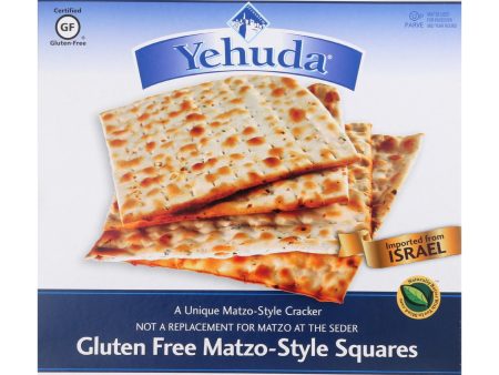 Yehuda Matzo Gluten Free Crackers - Case Of 12 - 10.5 Oz. Supply