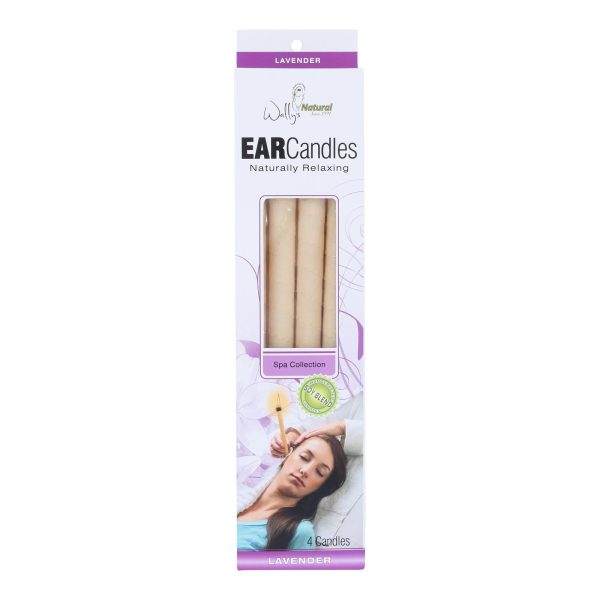 Wally s Ear Candles Lavender Paraffin - 4 Candles Discount