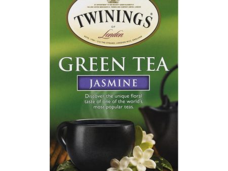 Twinings Tea Green Tea - Jasmine - Case Of 6 - 20 Bags Online now