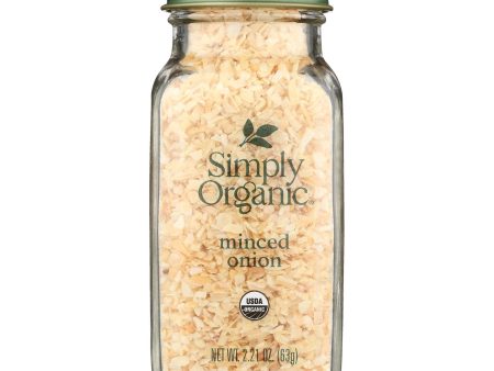 Simply Organic - Minced Onion Organic - Case Of 6 - 2.21 Ounces For Sale