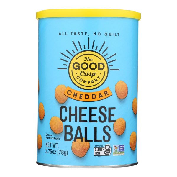 The Good Crisp Company - Cheese Balls Cheddar - Case Of 9-2.75 Oz Cheap