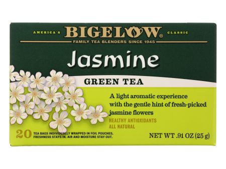 Bigelow Tea Green Tea - Jasmine - Case Of 6 - 20 Bag Online