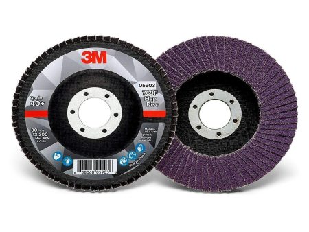 3M Disco Lamellare 769F Grana 40+ Diametro 115mm alta resa Online