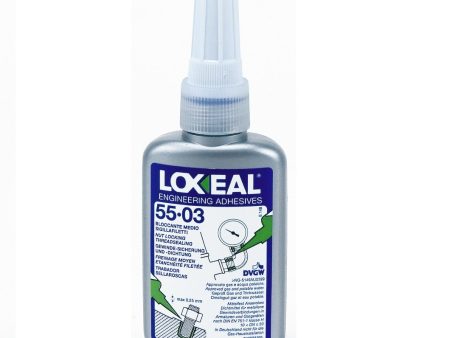 Loxeal 55-03 Flacone 50ml Frenafiletti Resistenza Media per viti dadi idraulica Sale