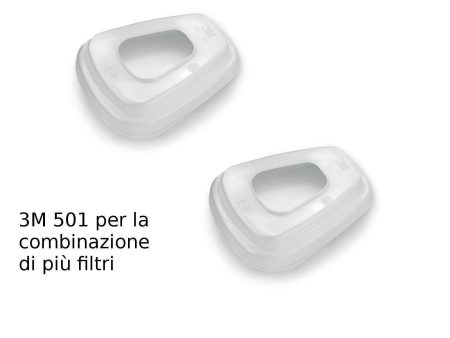 3M 501 ghiere per contenimento in combinazione di filtri serie 5000 6000 on Sale