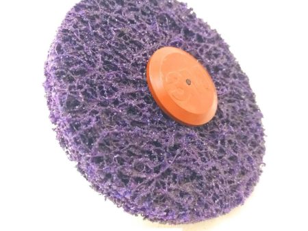 3M Disco XO-ZS perno mm.6  d.disco 100x13 mm colore viola Scotch Brite Sale